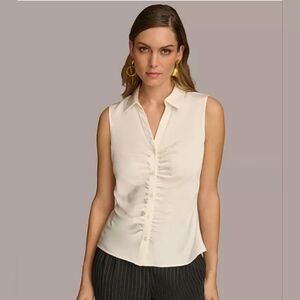 NWOT Donna Karan New York Women's Sleeveless Top M MEDIUM